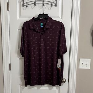 Men's Purple Patterned Shirt